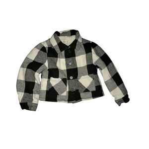 Max Studio Kids Sherpa Plaid Shacket